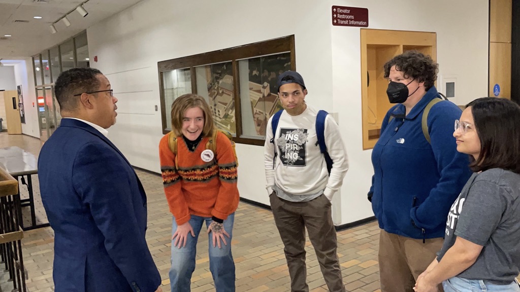 Environmental Stewardship team discuss climate mitigation with Attorney General Keith Ellison